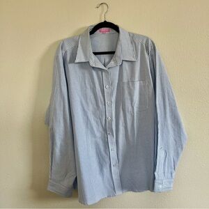 Katie Kime Classic Charlotte Button Down Striped Shirt